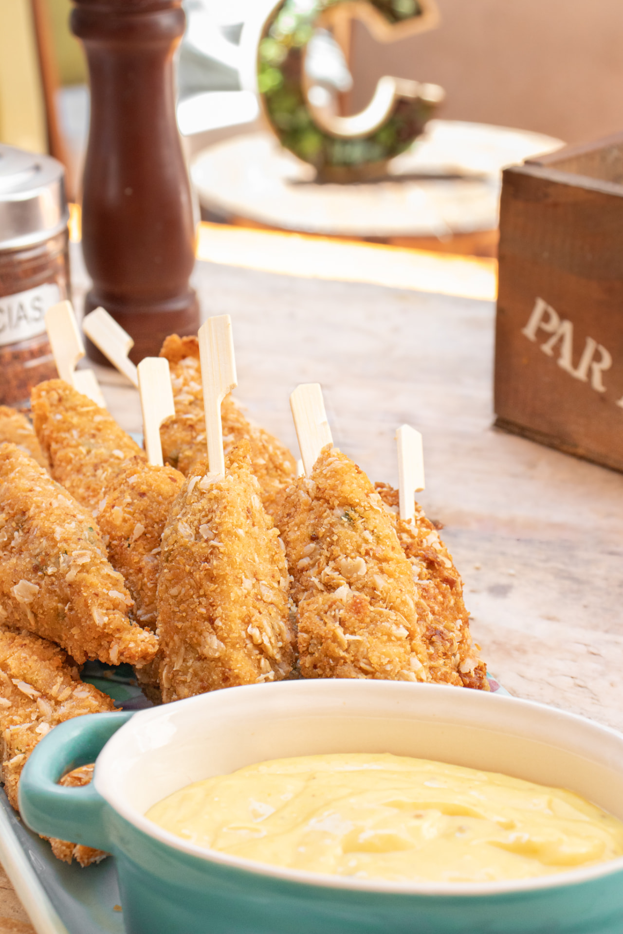Pinchos de Pollo Crispy