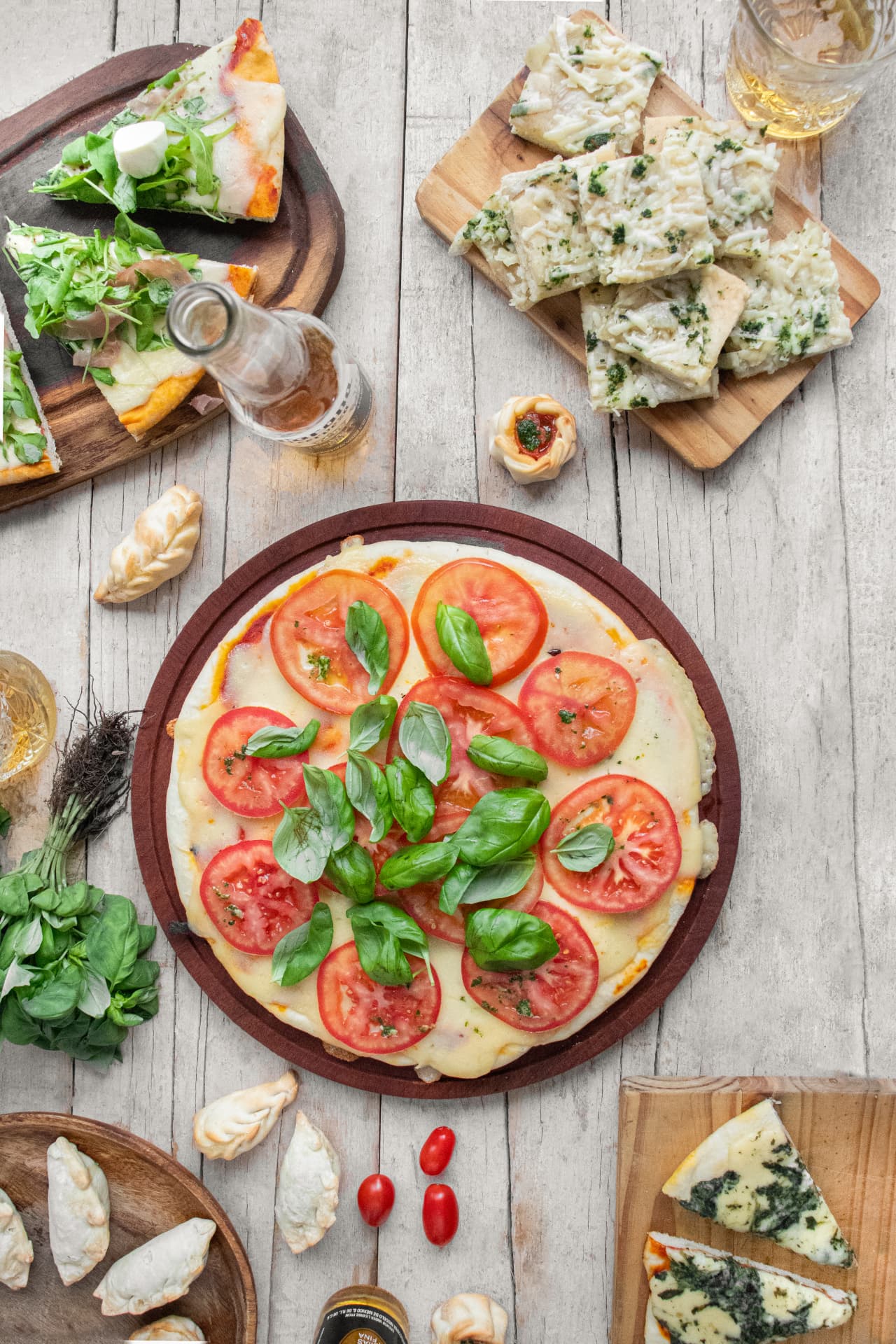 Tomate, Oliva y Albahaca