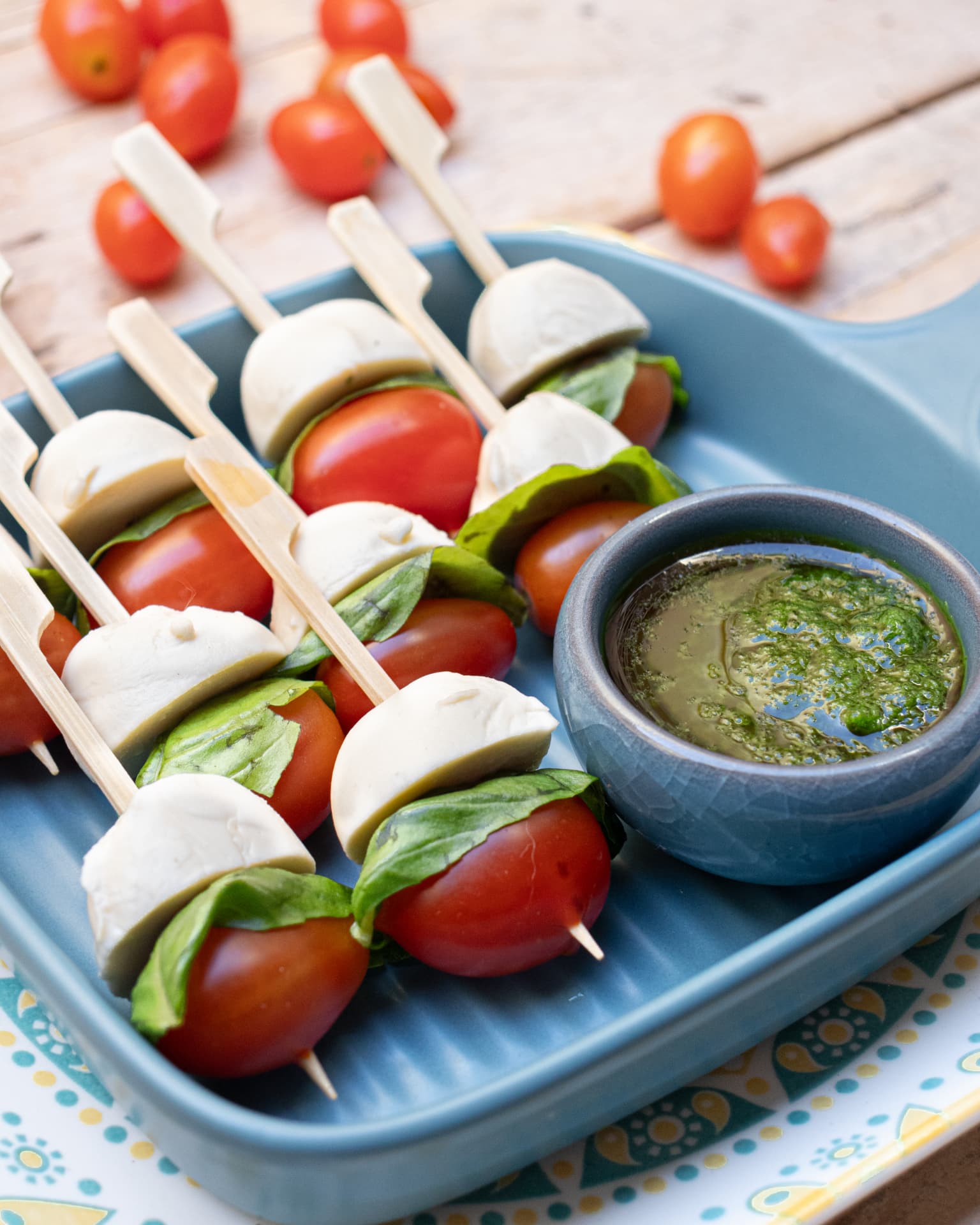 Pinchos de Bocconcinos